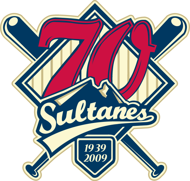 Monterrey Sultanes 2009 Anniversary Logo iron on transfers for clothing